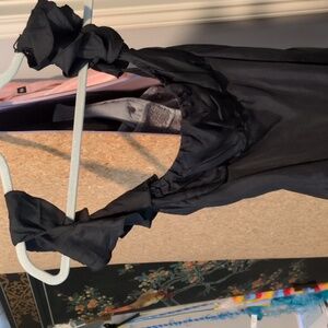 MNG silk black dress